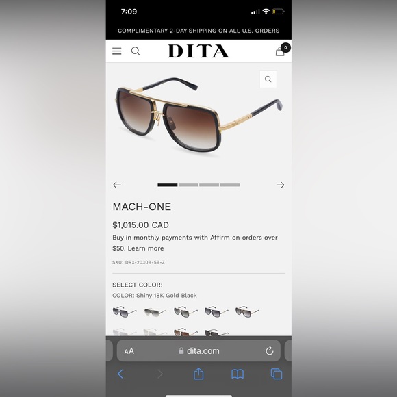 DITA MACH ONE - Picture 14 of 16